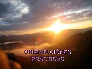 orientaci nes pr cticas