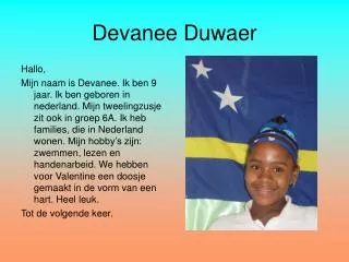 devanee duwaer