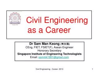 Civil Engineering as a Career