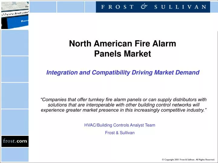 north american fire alarm panels market integration and compatibility driving market demand