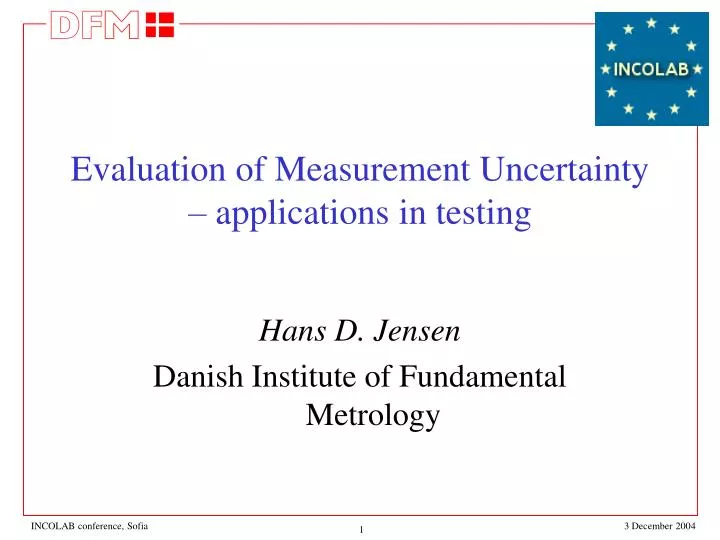 evaluation of measurement uncertainty applications in testing