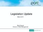 Key Updates on Flood & Water Management Legislation - March 2011 - slide 1