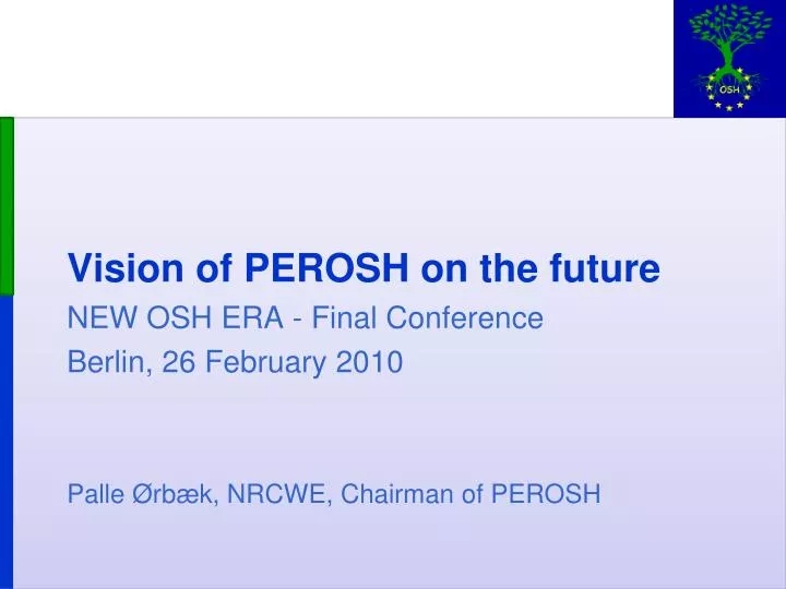 vision of perosh on the future
