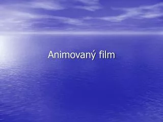 animovan film