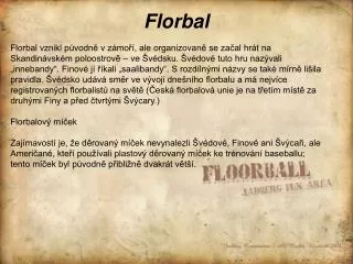 florbal