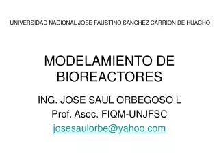 modelamiento de bioreactores