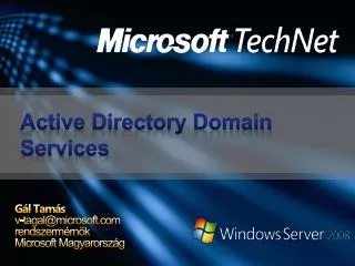 active directory domain services