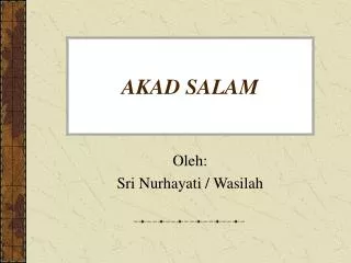 akad salam