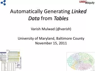 Automatically Generating Linked Data from Tables