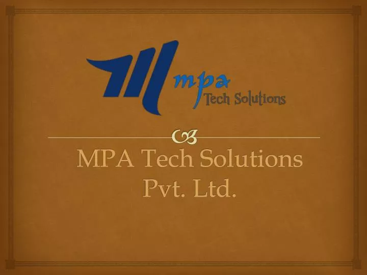 mpa tech solutions pvt ltd