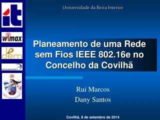planeamento de uma rede sem fios ieee 802 16e no concelho da covilh
