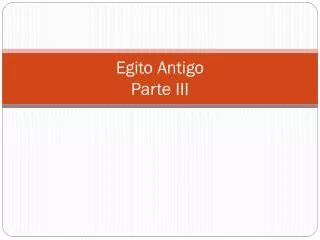 egito antigo parte iii
