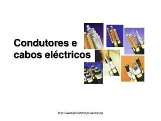 condutores e cabos el ctricos