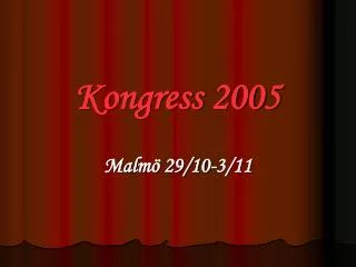 kongress 2005