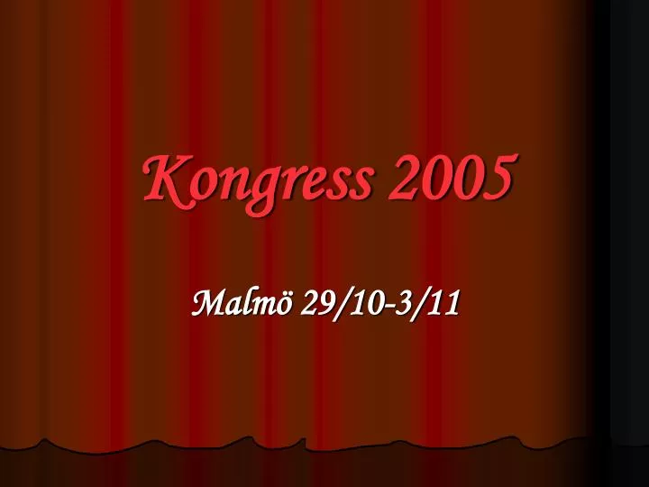 kongress 2005