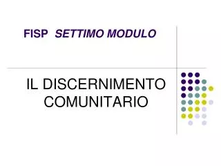 fisp settimo modulo