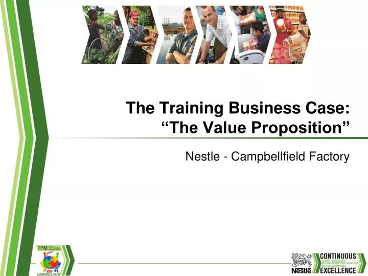 the training business case the value proposition