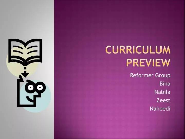 curriculum preview