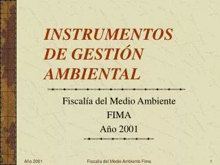 instrumentos de gesti n ambiental