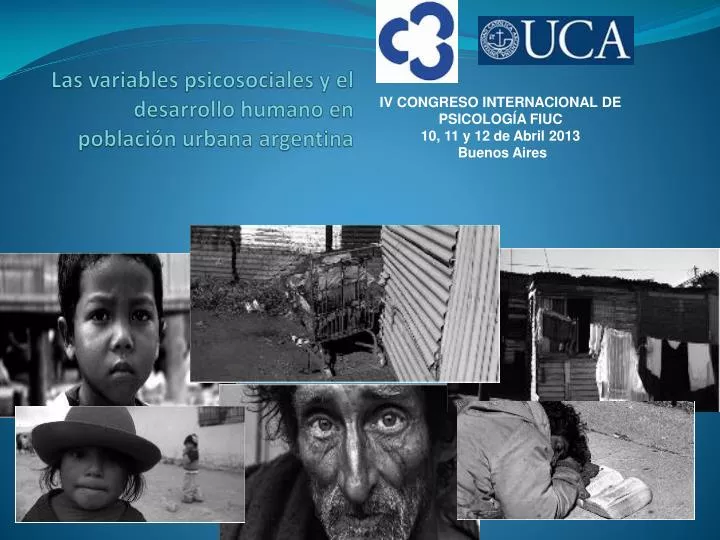 las variables psicosociales y el desarrollo humano en poblaci n urbana argentina