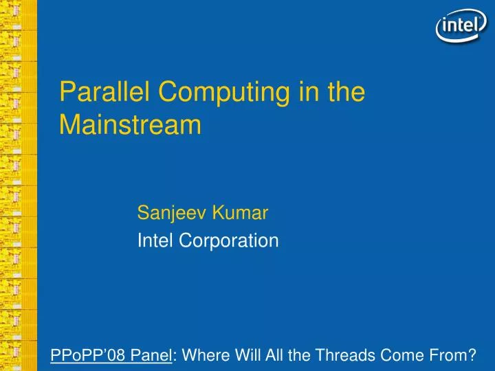 parallel computing in the mainstream