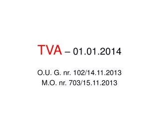 tva 01 01 2014