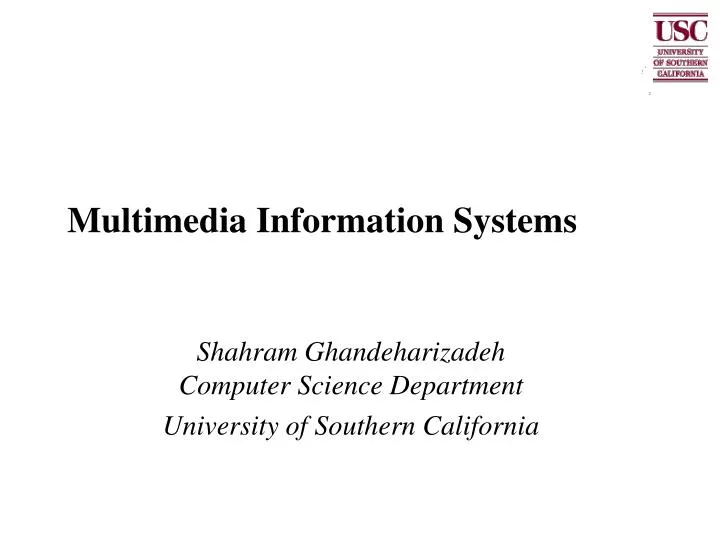 multimedia information systems