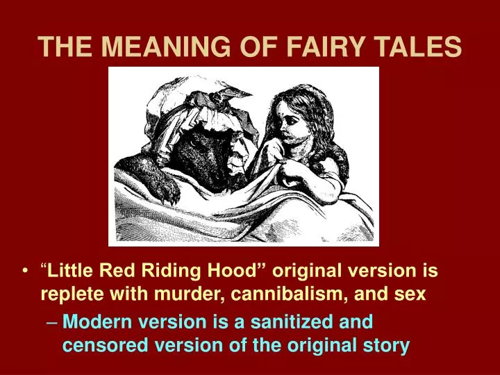 the meaning of fairy tales