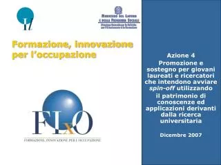 formazione innovazione per l occupazione