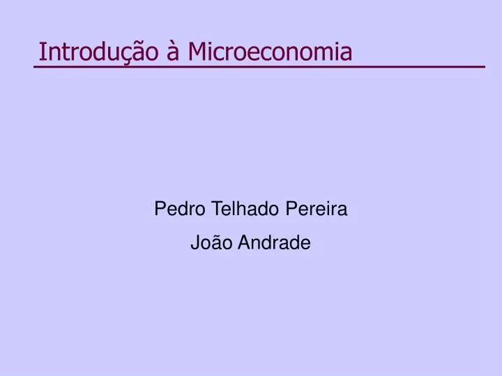 introdu o microeconomia