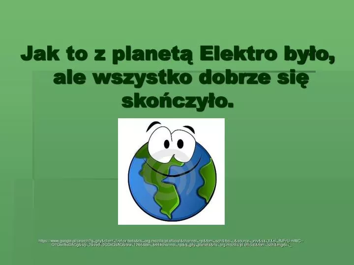 jak to z planet elektro by o ale wszystko dobrze si sko czy o