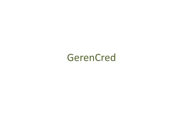 gerencred