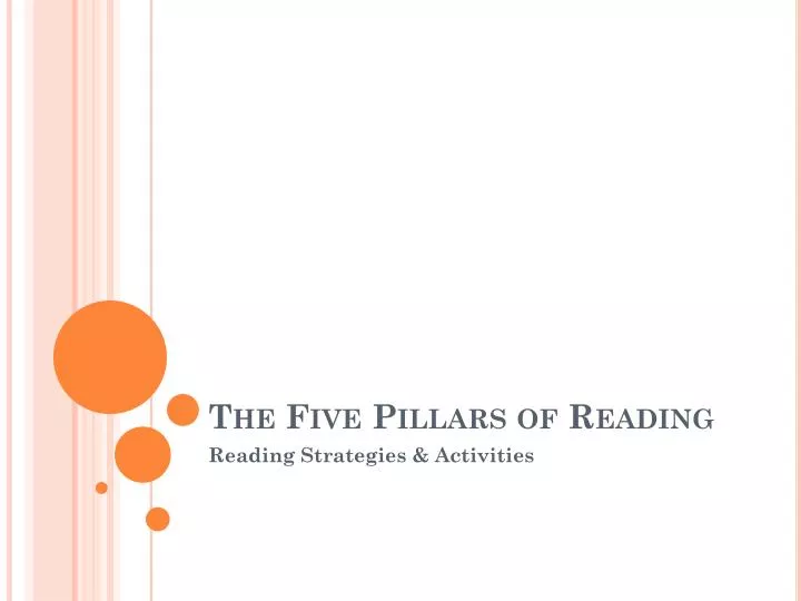 the five pillars of reading