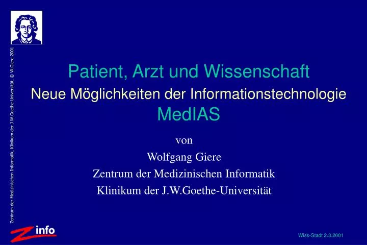 patient arzt und wissenschaft neue m glichkeiten der informationstechnologie medias