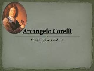 arcangelo corelli