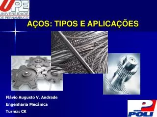 a os tipos e aplica es