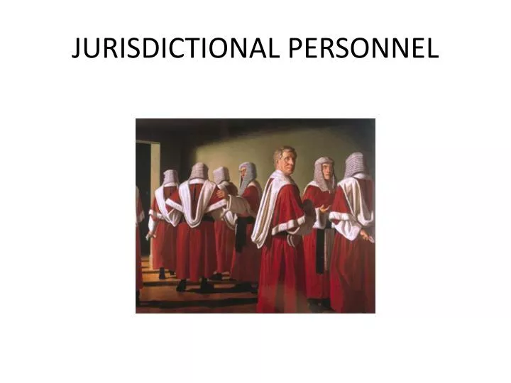 jurisdictional personnel