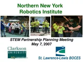 STEM Partnership Planning Meeting May 7 , 2007