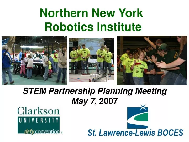 stem partnership planning meeting may 7 2007