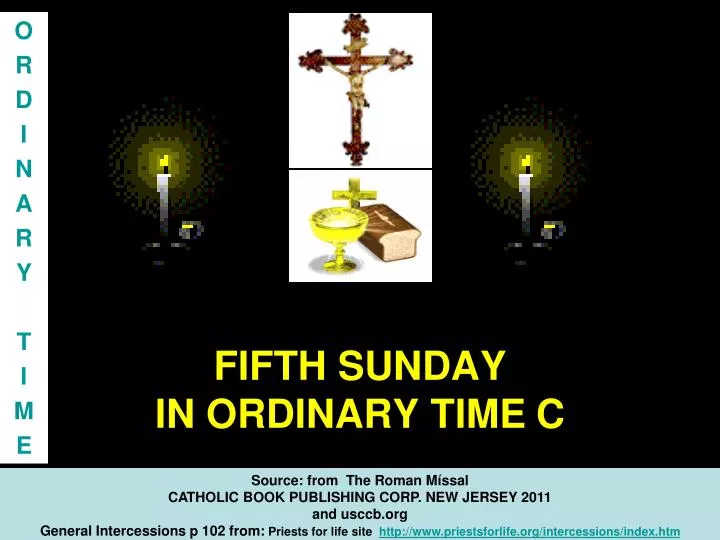 fifth sunday in ordinary time c