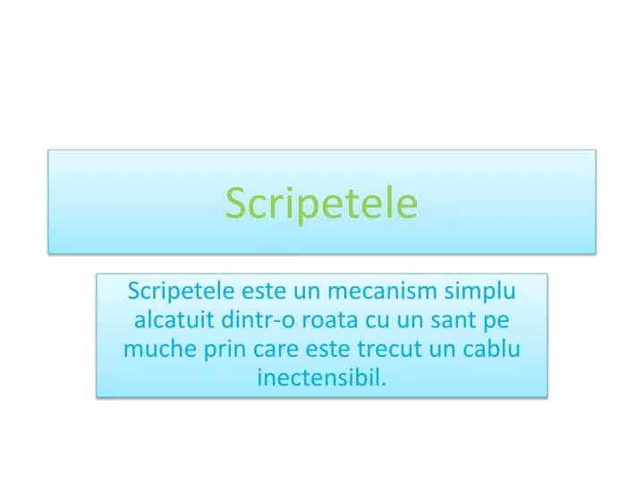 scripetele