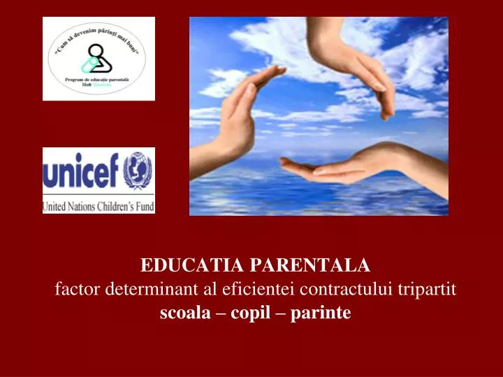 educatia parentala factor determinant al eficientei contractului tripartit scoala copil parinte