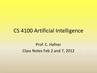 cs 4100 artificial intelligence