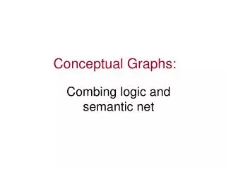 Conceptual Graphs: