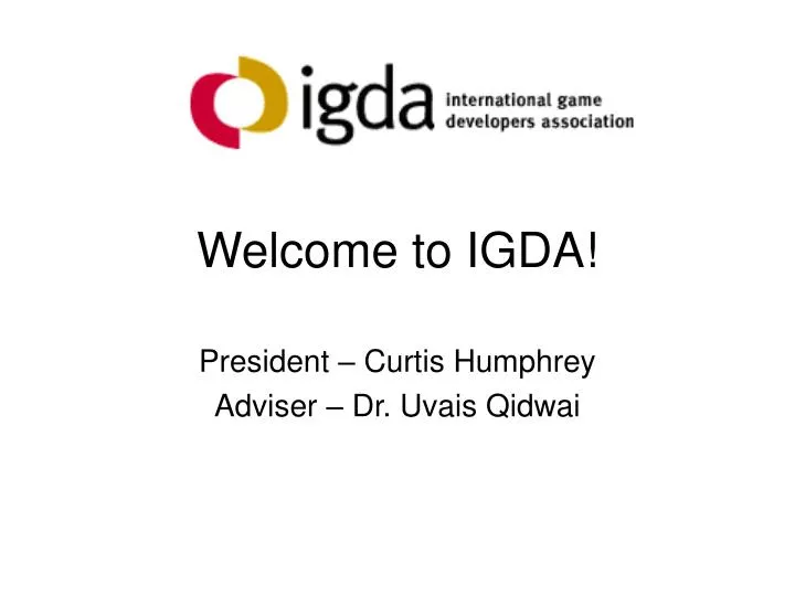 welcome to igda