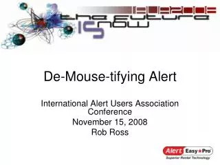 De-Mouse-tifying Alert