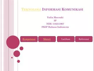 teknologi informasi komunikasi