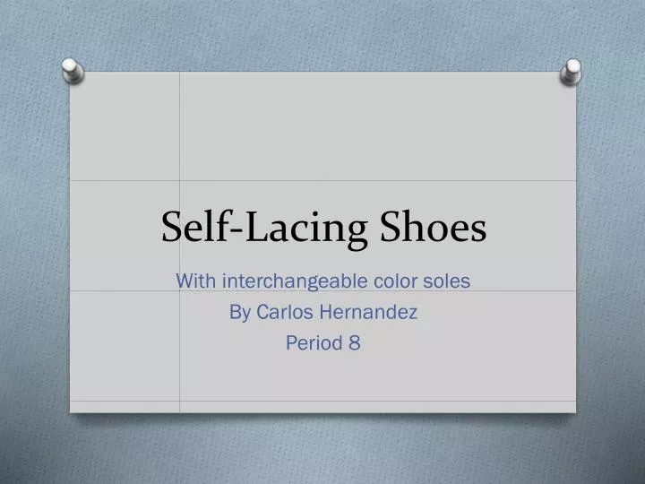 self lacing shoes