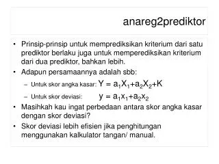 anareg2prediktor