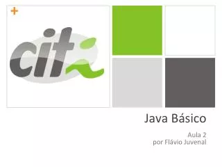 java b sico aula 2 por fl vio juvenal
